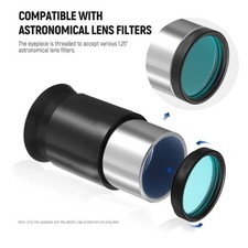 Eyepiece Lens 1.25inch 25mm for Plossl MultiCoated Lens