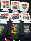 Lot Of 12 Pride Can Coolers & 11 Hand Beaded Pens. New! — photo 7