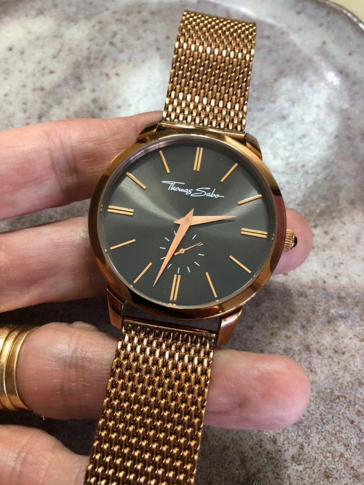 Thomas Sabo Men's Rebel Spirit Stainless Steel Rose Gold Watch 🌻 - image 3 of 4