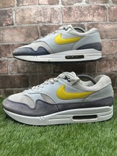 Nike Air Max 1 AH8145-105 scarpe da ginnastica uomo UK 10 blu richiamo scarpe lifestyle stringate