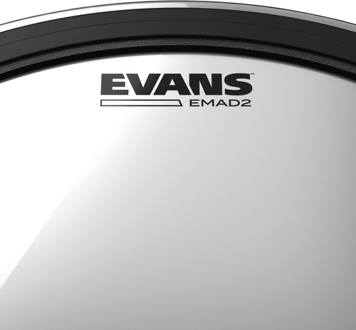 Evans EMAD 2 Clear Batter Bass Drum Head 22 in. - Picture 4 of 6