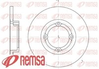 2X Bremsscheibe Remsa 6606.00 2 Bremsscheiben Vorderachse Vorne
