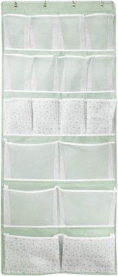 Over the Door Organizer with 4 Kinds of Pockets,Back Green-1 Pack 