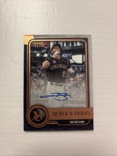 2019 Topps Museum Trevor Story #AA-TST Archival Autograph Copper Auto #10/50 COL