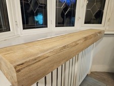 Solid Oak Beam Mantle Piece NEW Handmade 119cm X 19cm X 9cm