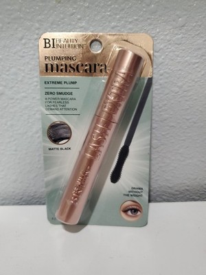 Beauty Intuition NEW Plumping Matte Black Extreme Plump Mascara, Zero Smudge
