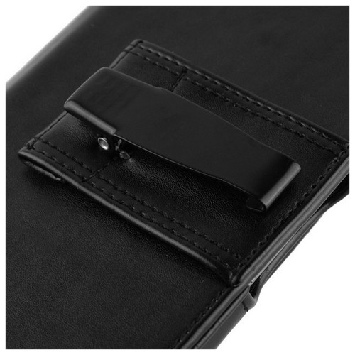 Custodia I92 Simil Pelle Da Cintura Wallet Black Per Samsung Galaxy A7 (2017) - Foto 3 di 6