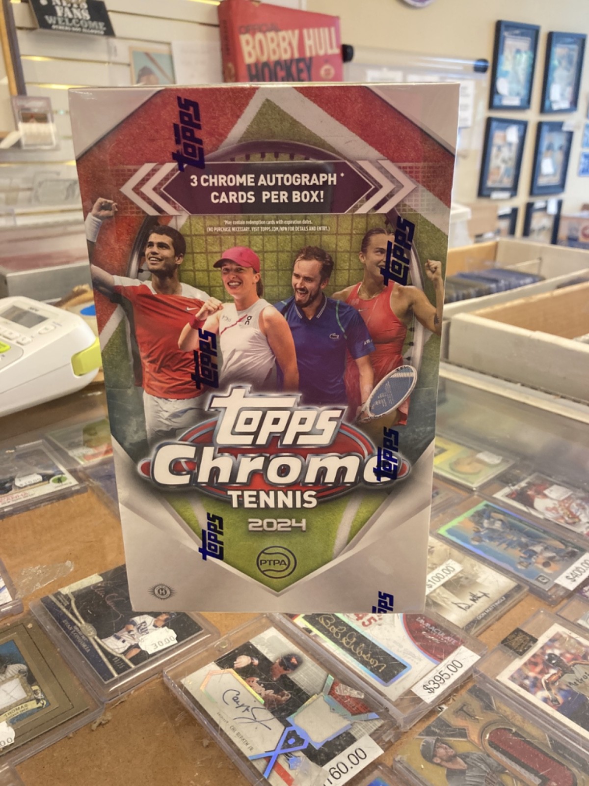 2024 Topps Chrome Tennis Factory Sealed Hobby Box-3  Autos /Possible Alvarez!