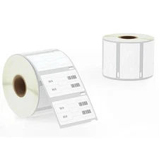 (2) Roll 1500 Jewelry Labels Barbell Tags 30299 for Dymo LW 3/8" x 3/4" Adhesive