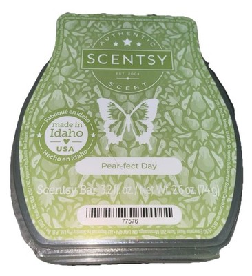 Scentsy Wax Bar Melts Pear-fect Day Scent (3.2 fl. oz.) Retired NEW