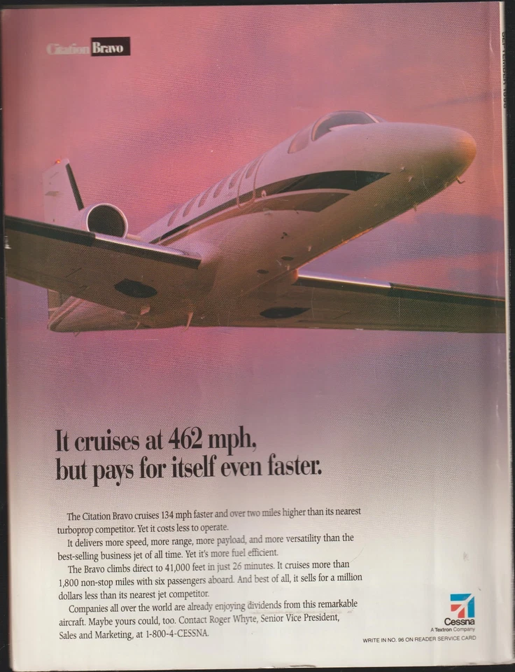 Flying Aviation Magazine Airsick Pilots, Takeoff Strategy, Cessna Sept. 1998 - Image 4 of 4