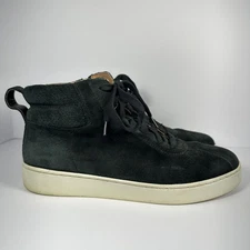 Vionic Black Suede Leather Jennings Lace up Sneaker Boots US 7.5  