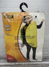 Spirit Beef Taco Adult Padded Costume One Size Polyester Yellow Brown