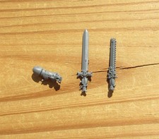 40K Black Templars Primaris Sword Brethren D Chain/Power Sword Right Arm Bits