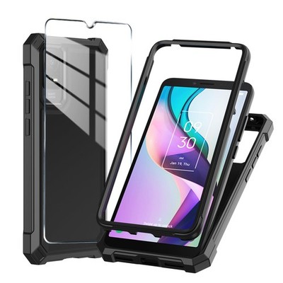 Mocotto for TCL ION X/TCL V/TCL 40Z T607DL Phone Case with Tempered Black 