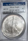 2007-W American Silver Eagle - PCGS MS-70