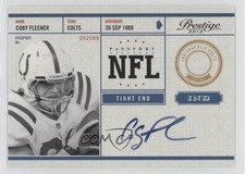 2012 Playoff Prestige NFL Passport Signatures Coby Fleener #16 Auto 5cb