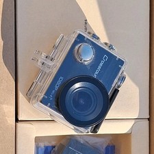 Crosstour Helmet/Action Camera High Definition Waterproof Black with Accessories