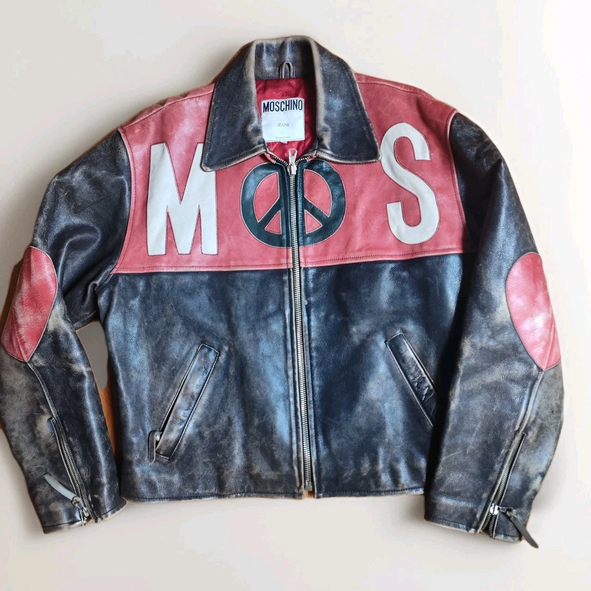Moschino Leather Outer Shell Coats, Jackets & Vests for Men for