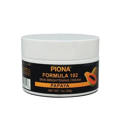 PIONA Formula 102 PAPAYA Skin Brightening Cream 1 Oz.