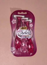 New Bic Simply Soleil 3 Blade Disposable Razors: 3 Count Pack