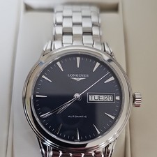 Longines Flagship Automatic Day-Date Blue Dia...