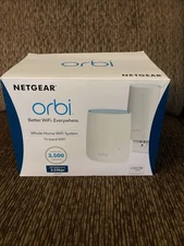 Netgear Orbi RBK20W Whole Home WiFi System Tri-band Router & Satellite WiFi