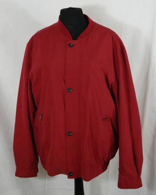 Herren UMBERTO ROSETTI Jacke Blouson Bomberjacke Rot Übergang Größe 56 NEU!