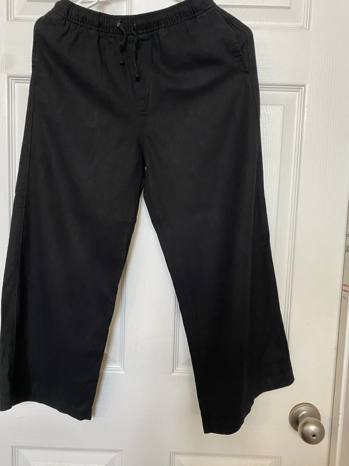Черные большие капри для девочек размер 10-12 Old Navy - Изображение 2 из 3