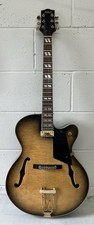 Alden Hollow Body Jazz Guitar - AD-150 style, gold hardware/quilted maple top
