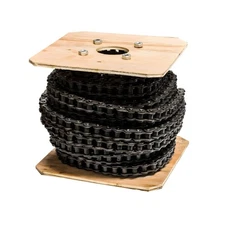 Jeremywell 40 Roller Chain 100 Feet with 10 Connecting Links for Go Karts, Mi...