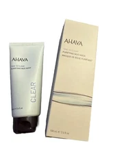 AHAVA Time To Clear Purifying Mud Mask 3.4oz/100ml Full Size - NEW & SEALED