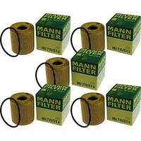 5X Mann-Filter ÖLfilter Oelfilter HU 711/51 X Oil Filter