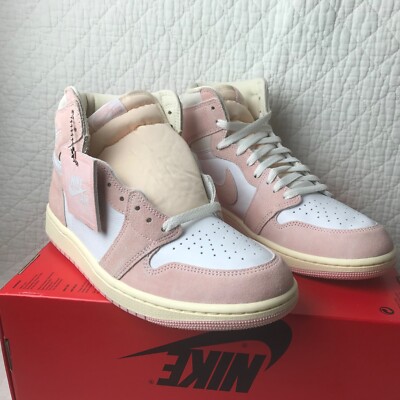 Nike Air Jordan 1 Retro HI OG Shoes Women's SZ 11 White Muslin