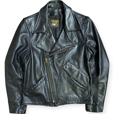 VANSON US made RAID THE RAIDER JACKET 38 Black From Japan | eBay