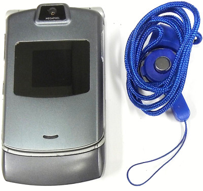 訳あり　液晶以外美品Motorola razr グレー デュアルカメラ Motorola RAZR V3c - Gray ( Page Plus Cellular ) Very Rare CDMA