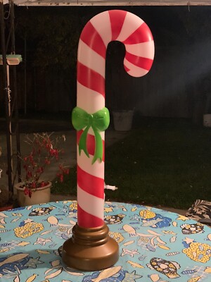 Christmas Light up 42In Blow Mold Candy Cane