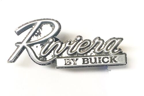 Riviera Buick GM 1986-1993 Front Metal Radiator Grille Emblem Logo  226 - Foto 1 di 5