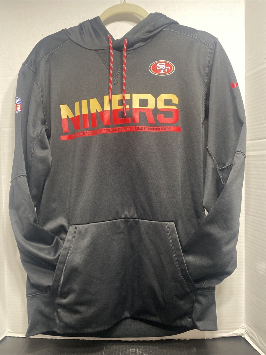 49ers nike therma fit hoodie