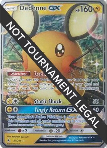 Dedenne GX - 2019 (Haruki Miyamoto) 57/214 World Championship Decks Regular LP
