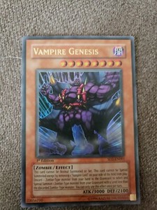 Yugioh Vampire Genesis SD2-EN001 Ultra Rare 1st Edition Holo Foil | eBay