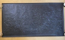 Vintage David Teske Plott And Drawn Celestial Map Poster XL Stars 70s Astrology