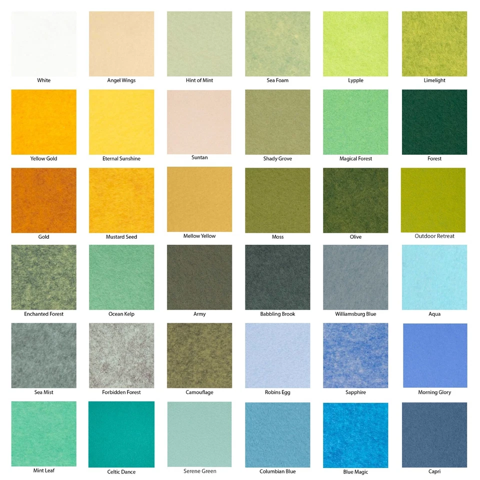 Fieltro mezcla lana merino 35 % lana/65 % rayón - Hecho en EE. UU. - 1/4 yarda fuera del perno Foto 2 de 4