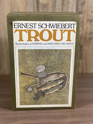Trout 1978 1st Edition 2 Volume Boxed Set By Ernest Schwiebert