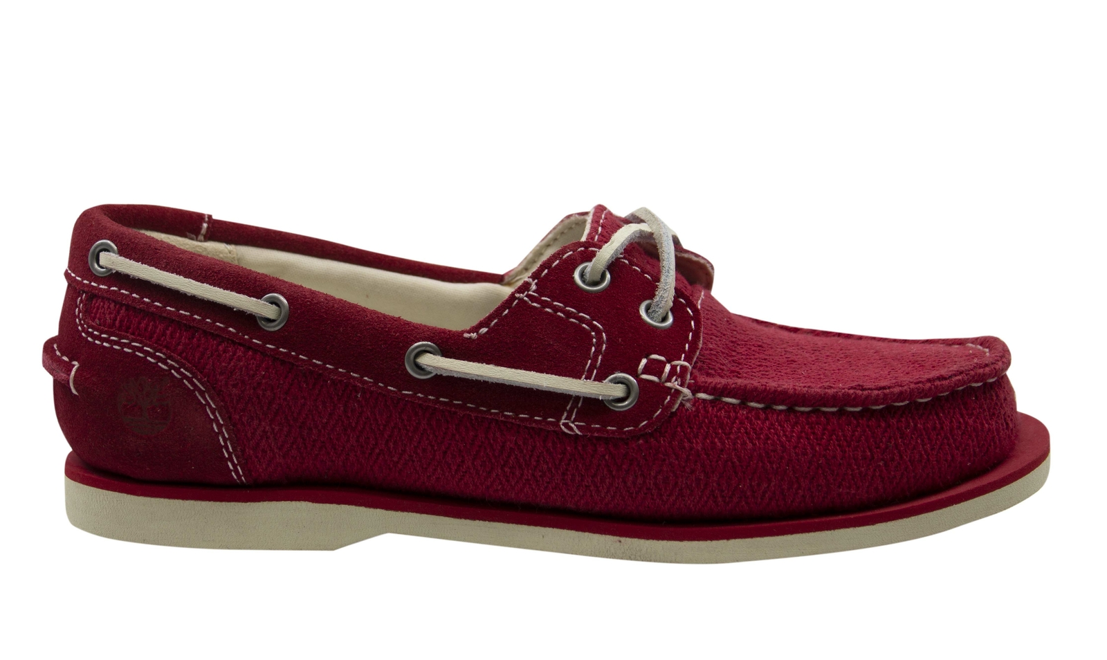 Textile Lace Up Womens Boat Shoes A14LV 