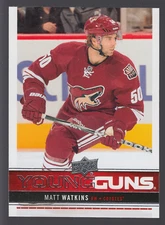 2012 12-13 UD Upper Deck Young Guns YG Rookie #242 Matt Watkins RC KooKoo QTY