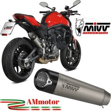Scarico Ducati Monster 937 / + 2024 Mivv Moto Terminale X-M5 Titanio Omologato
