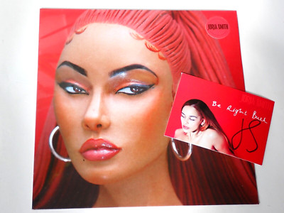 JORJA SMITH - SEI RECHTS ZURÜCK - ROTES VINYL & SIGNIERTE KARTE - VERSIEGELT