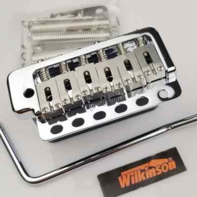Wilkinson WVP6 Electric Guitar Tremolo Bridge + Stainless Steel Saddle