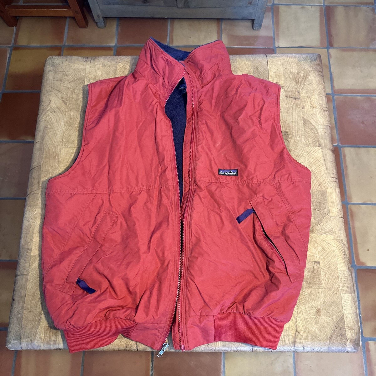 Patagonia Vintage 90s Shelled Synchilla Vest 28501 Mens Large L